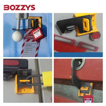 Self-Adhesive Electrical Button Lockout Devices for Industrial Safety Lockout Tagout