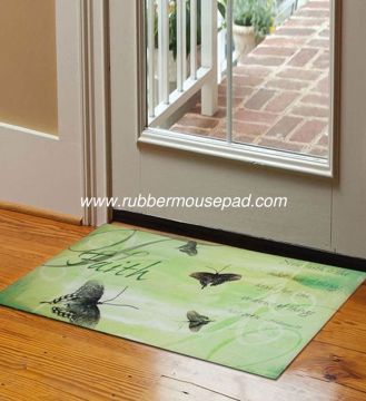 Customized Anti-slip Rubber Floor Carpet Fabric Heat-resistant For Promotional Gifts