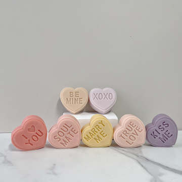 Intodiy Valentine Day 3d Love Heart Silicone Set