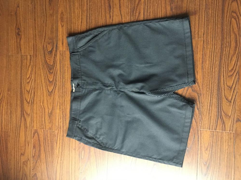 Gestreifte elastische Herren-Shorts aus 100% Baumwolle