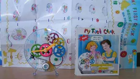 EN71 toys clock diy toys clock