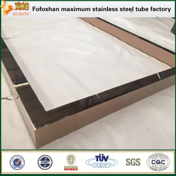 316 stainless steel bronze color inox tubing from china pvd color coating factory
