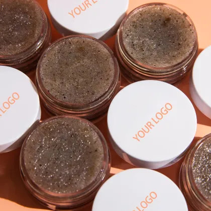 Wholesale Organic Vegan Nourished Lip Brown Sugar Lip Scrub Exfoliating