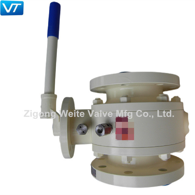 API 6D Válvula de esfera flutuante de aço forjado