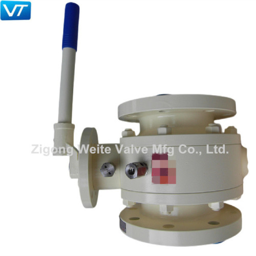 API 6D Válvula de esfera flutuante de aço forjado