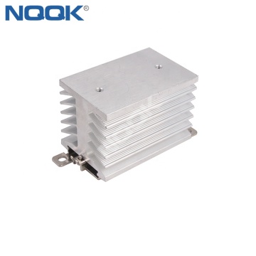 D-74 SSR Aluminium Heatsink with DIN Rail Mount