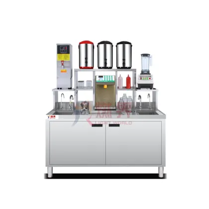 Complete Bubble Tea Equipment Bar: Milk Tea Counter for Bubble Tea Shops