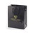 Glossy laminated black colour shopping paper bag