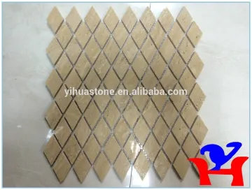 Beige marble mosaic