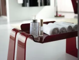 Painted glass furniture