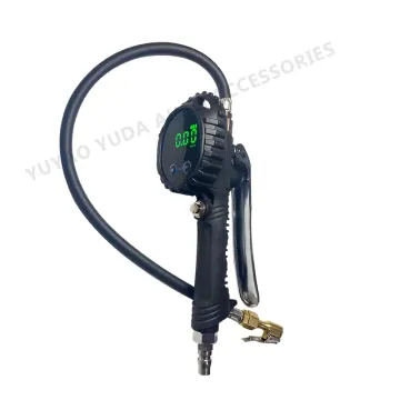 Digital Tire Inflator Gauge - Professional Factory Auto Tools for Tire Pressure Control with Air Compressor