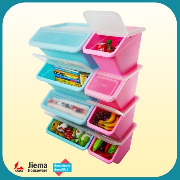 Good sealing lid plastic storage cabinet kids storage box