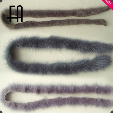 Factory direct wholesale price real mink fur trimming for garment