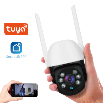 1920x1080 Outdoor PTZ Security IP Wireless Rechargeable Battery Low Powered Camera - Tuya WiFi CCTV