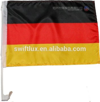polyester national 2 sides 30*45cm printing country car flag