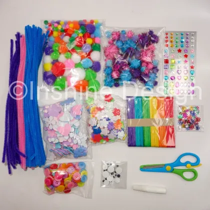 DIY Craft Kits and Supplies for Toddlers' School Projects and Home Education