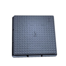 Double-sealed nodular cast iron square manhole cover frame