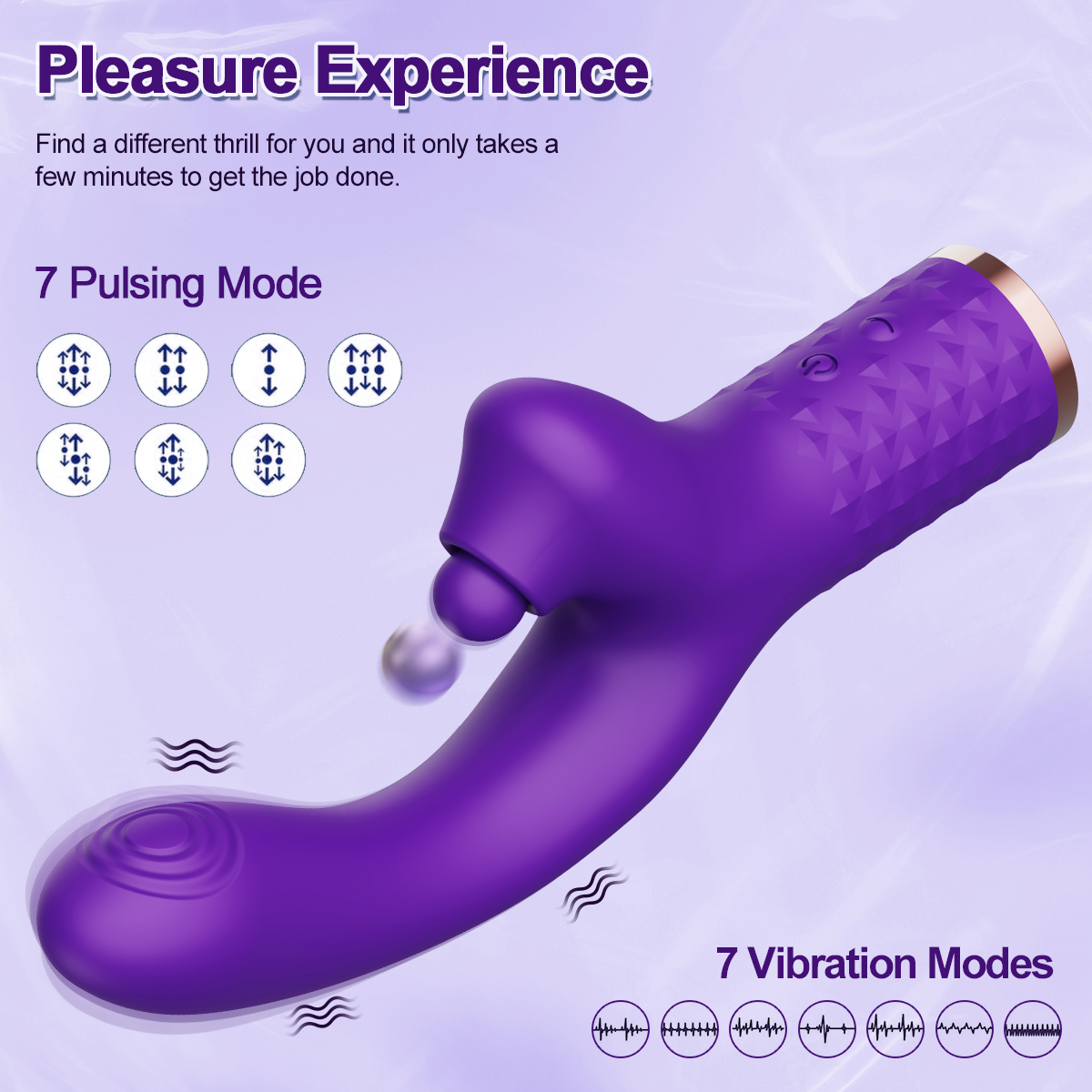 Advanced Dual Vibration Massage Wand for Women