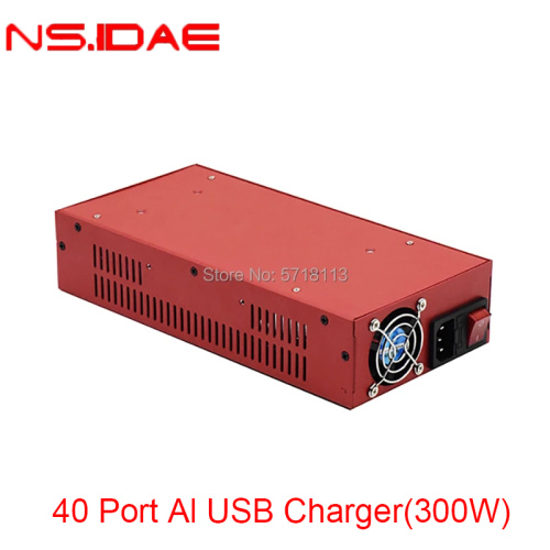Red 300W40USB port Charger