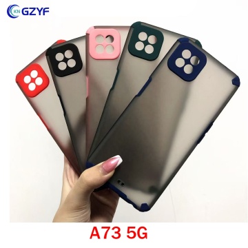 Großhandel mattes PC -Fall für Oppo A73 5G &amp; Silicon Cover für Oppo A74 A73 5G