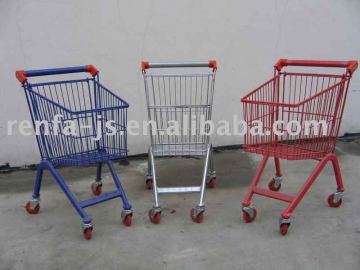 shopping metal children cart trolley