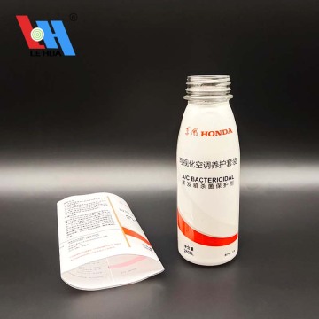 Plastic Shrink Sleeve Wrap For A/C Bactericidal Bottle