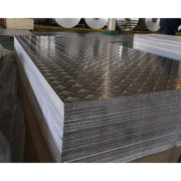 Placa de piso de alumínio antiderrapante