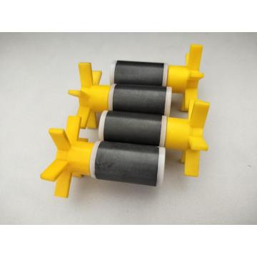 छोटे कूलर पंप चुंबक 16*25 मिमी नारंगी पंखे के साथ