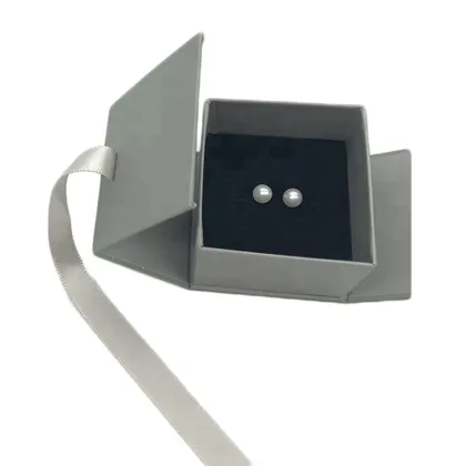 Folding Paper Packaging Wedding Jewellery Ring Box