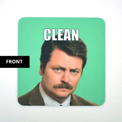 Ron Swanson Dishwasher Magnet Clean Dirty
