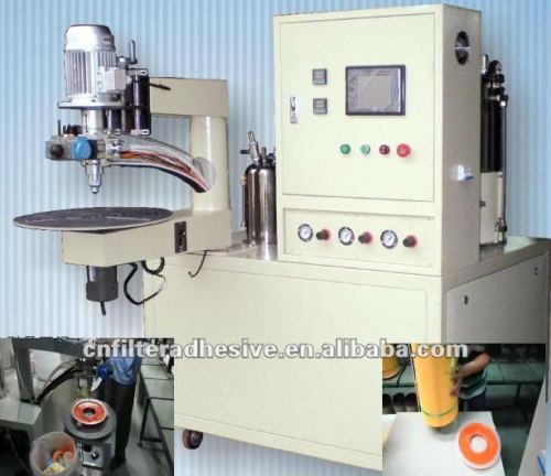 Elastomer injection machine for auto filters