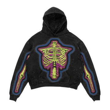 3D Digital Printing Hoodies: Europe and America Loose Lazy Wind Hooded Coat