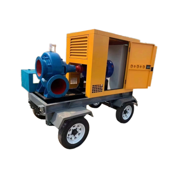 Portable 150HW-6 Diesel Engine Single-Stage Single-Suction Low Mixed Flow Centrifugal Pump
