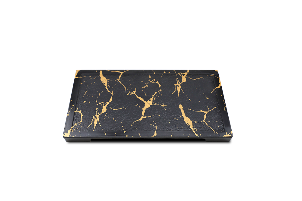 13 Inch Marble Design Melamine Tray