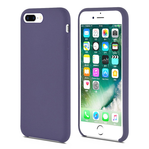 Liquid silicone custom pc case for iphone 7 plus