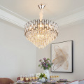 Lustres de plafond classiques en cristal LEDER