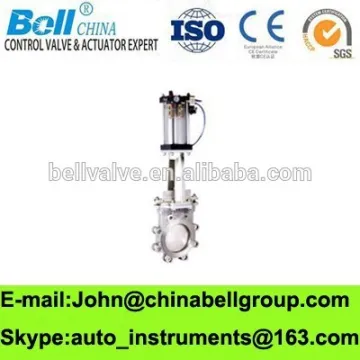 Gate Knife Valve / Pneumatic WCB DN50-800 Gate Valve