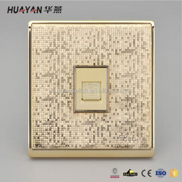 TOP SALE PC and golden electric switch