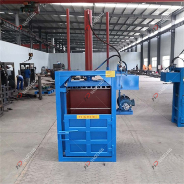 Atık plastik balya sıkıştırma için alüminyum hidrolik baling pres makinesi