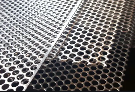 Nickel foil punching mesh