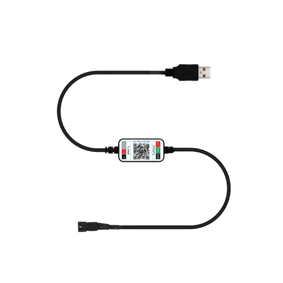 DC5V USB Music Sync LED Controller for WS2812B Addressable RGB LED Strip