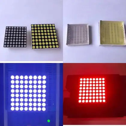 High Brightness 8x8 LED Matrix 20mm - 1588 Dot Matrix