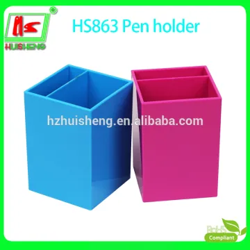 single table pen holder, plastic pen container pen holder
