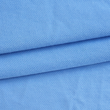 Custom Perspiration Absorption Sportswear Fabric - 220gsm 65% Polyester 35% Cotton Pique Pearl Mesh