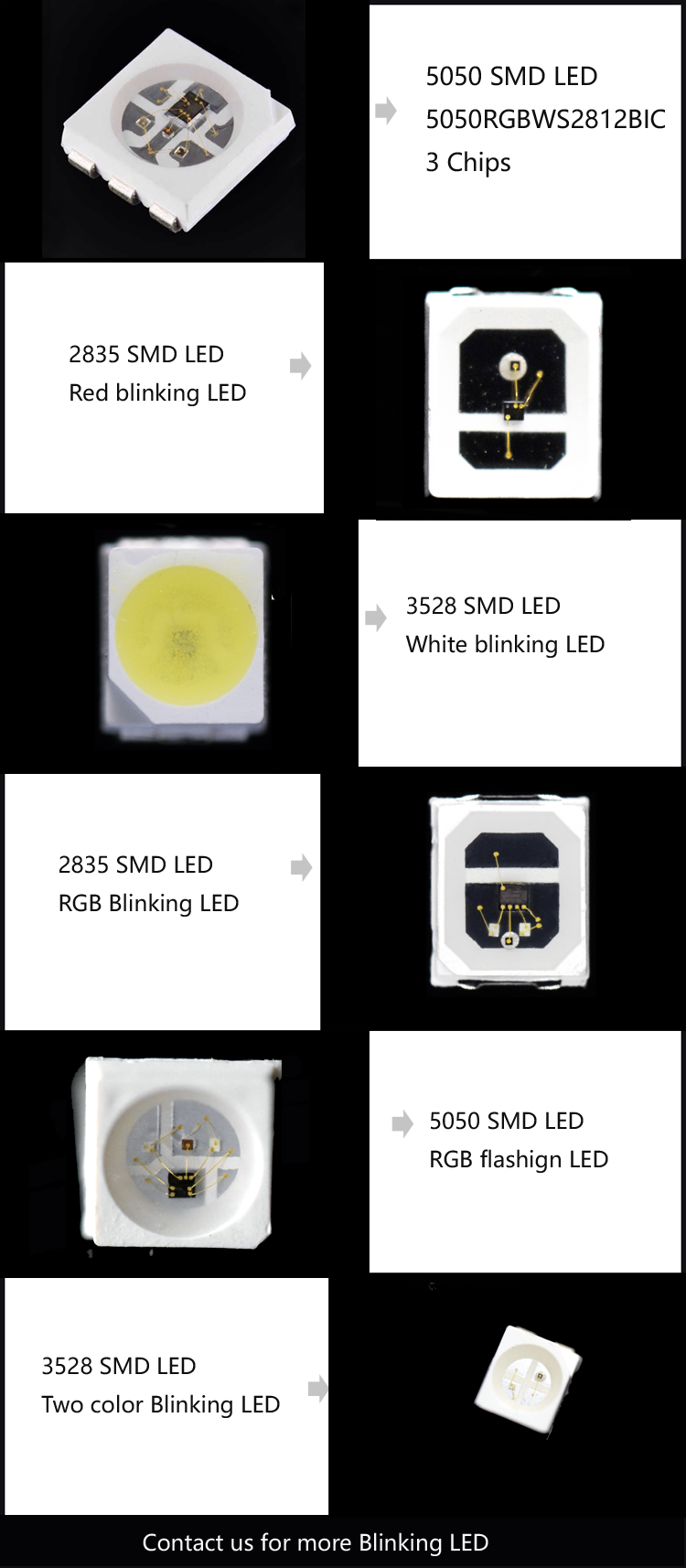 Blinking LED SMD