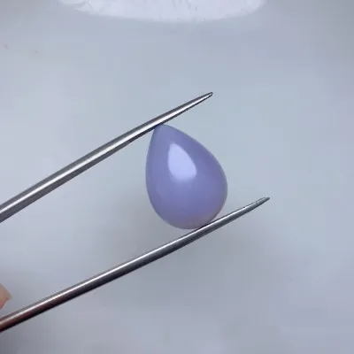 Wholesale Natural Purple Chalcedony Teardrop Chalcedony