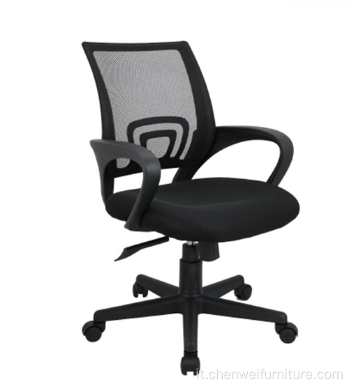 Moderna sedia a maglia per uffici esecutivi traspiranti con ruote