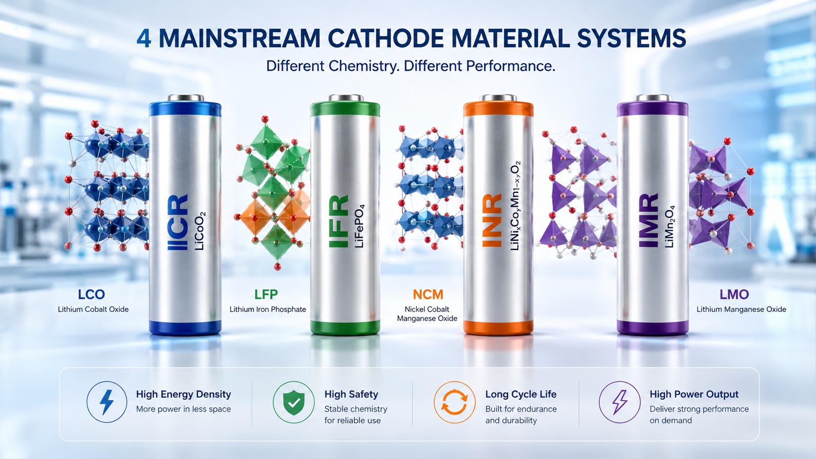 Breaking Down the Big Four-The Cathode Material Systems Exploded