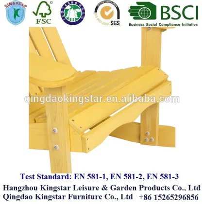 wood adirondack chair