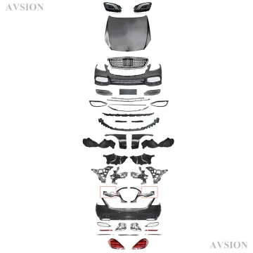 W222 Maybach Style Body Kit for W221 Benz S-Class (2006-2012)